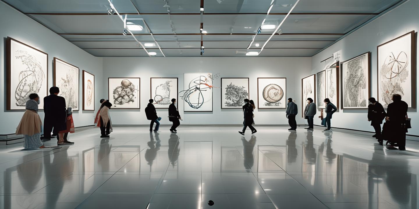 核物理学家周毓麟科艺展举办，科学与水墨跨界引发热议