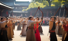 武冈都梁古国文化周盛大启幕，汉代射礼体验引国学爱好者竞相追捧