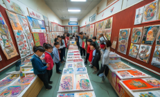 隆回滩头年画传承基地落户职业中专，学生作品远销海外，传统文化焕发新生