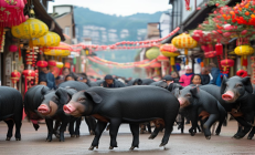 北塔区“腊月杀年猪”习俗复兴，生态黑猪认购助力农户增收新篇章