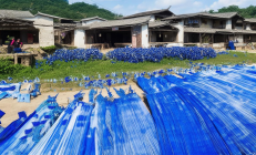 邵阳县蓝印花布技艺村开村，非遗工坊月产万件文创产品，传承与创新共舞