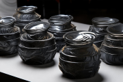 洞口墨晶石雕餐具惊艳亮相国际美食展，非遗工艺为餐饮美学注入新活力